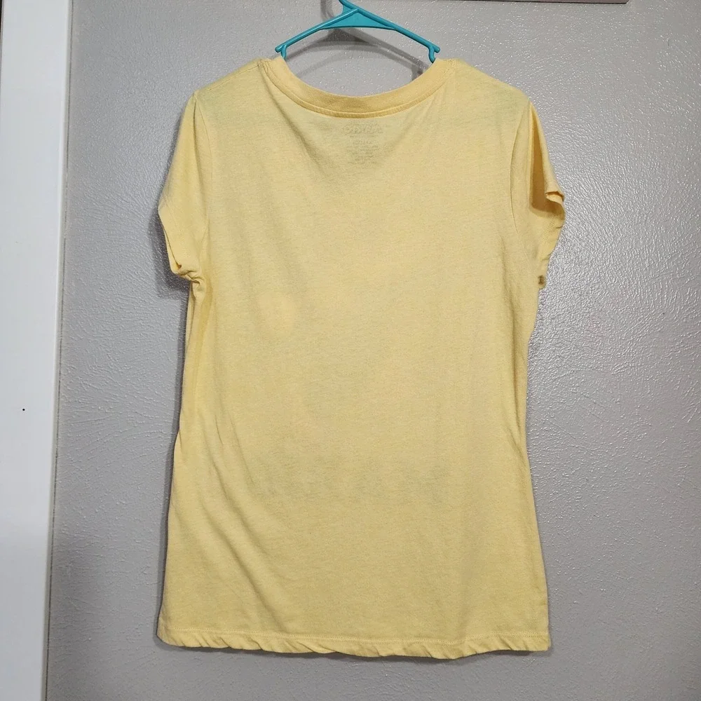 Super Mario Girls Teen T Shirt XXL Size 19‎ Yellow Short Sleeve Gamer